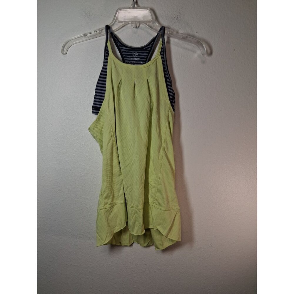 MPG Sporty Tank Top Women’s Athletic Gym Workout Yellow Size Small